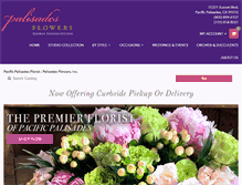 Tablet Screenshot of palisadesflowers.com